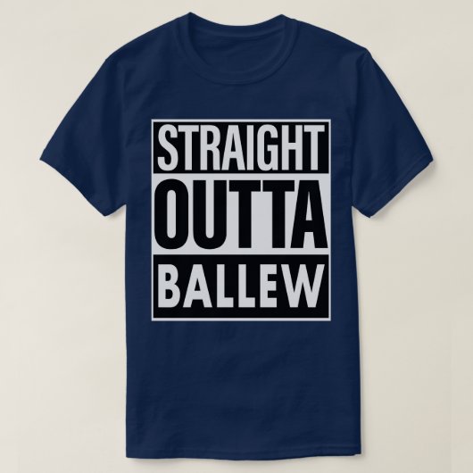 T-shirt Nom du ventre Droit devant le ventre (Design devant)