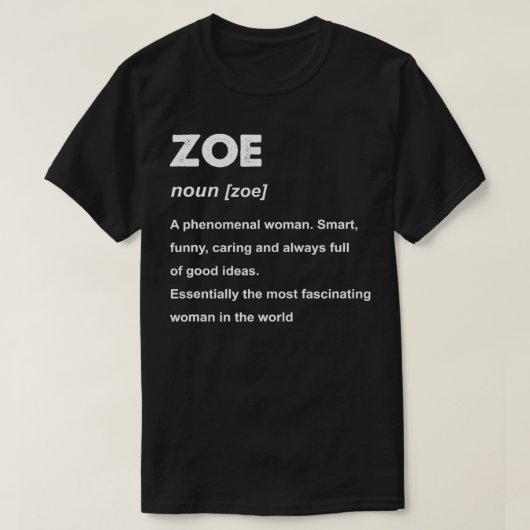 T-shirt Nom du zoom (Design devant)