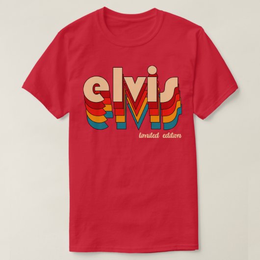 T-shirt Nom Elvis (Design devant)