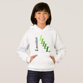 T-shirt - Nom et initiale décalée en vert (Devant entier)