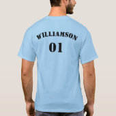 T-shirt Nom et numéro des Archers Sérieux sur le dos (Dos)