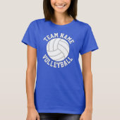 T-shirt Nom et numéro du joueur de l'équipe de volley-ball (Devant)