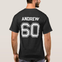 Nom et numéro personnalisés personnalisés personna