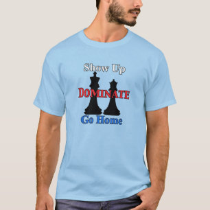 T-shirt Nom et numéro sur le dos Joueurs d'échecs série
