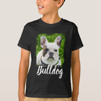 T-shirt Nom et photo avec une typographie moderne et simpl