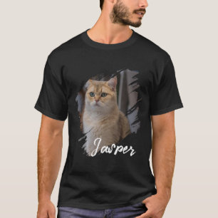 T-shirt Nom et photo personnalisés simples et modernes pou