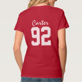 T-shirt Nom fait sur commande de Noël | de Rudolph | (Dos)