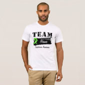 T-shirt Nom fait sur commande d'équipe - lymphome (Devant entier)