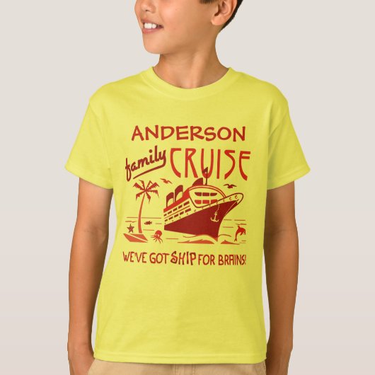 T-shirt Nom fait sur commande drôle V5 du bateau | de (Devant)