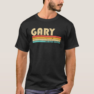 T-shirt Nom GARY Personnalisé Funny Retro Vintage Birthda