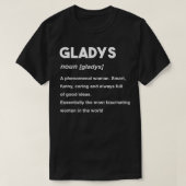 T-shirt Nom Gladys  (Design devant)