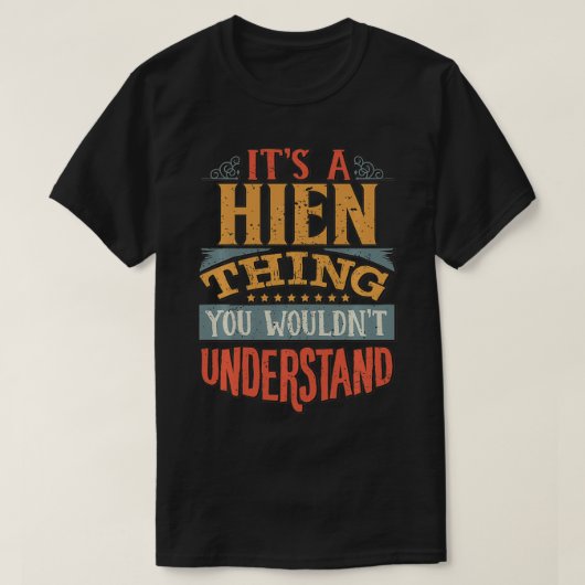 T-shirt Nom Hien (Design devant)