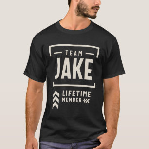 T-shirt Nom Jake du membre à vie de l'équipe Jake