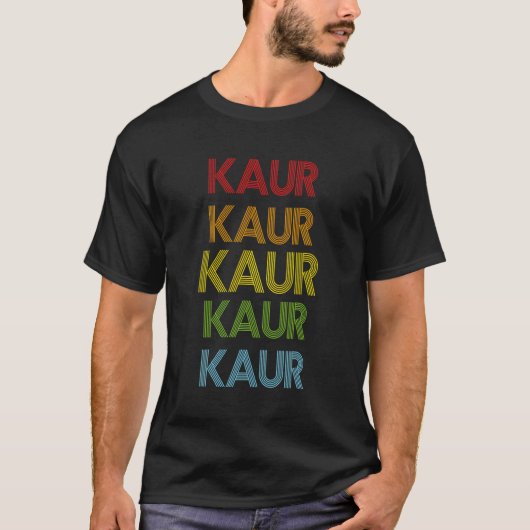 T-shirt Nom Kaur (Devant)