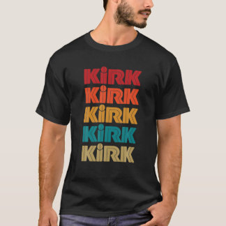 T-shirt Nom Kirk, Nom De Famille Correspondant
