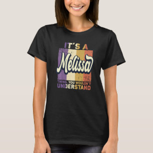 T-shirt Nom masculin Melissa C'est une affaire de Melissa
