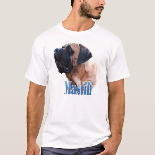 T-shirt Nom Mastiff (abricot) (Devant)