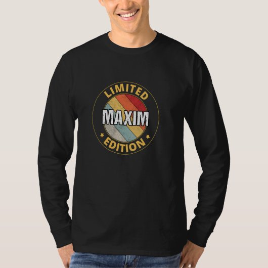 T-shirt Nom Maxim (Devant)