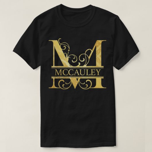 T-shirt Nom Mccauley  (Design devant)