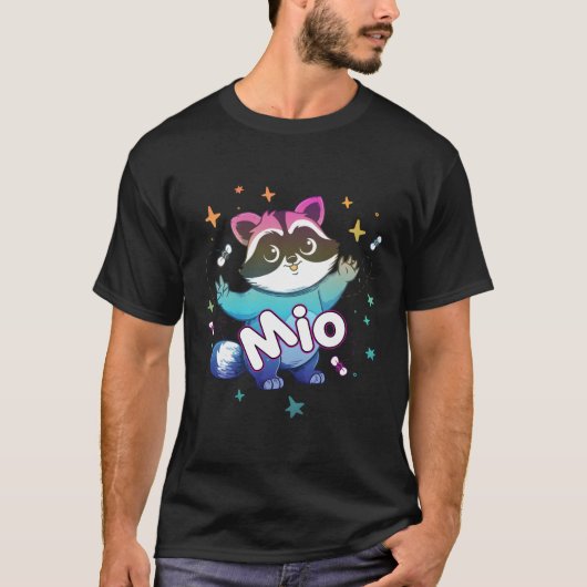 T-shirt Nom Mio Avec Raccoon (Devant)