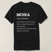 T-shirt Nom Moira  (Design devant)