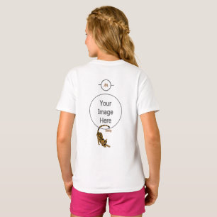 T-shirt Nom Orange Paisley Bengal Kitten Yoga Étirement