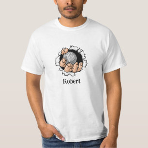 T-shirt Nom personnalisé Balle de golf drôle