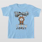 T-shirt Nom personnalisé Cool Hip-Hop de Pâques Lapin de l (Poser)
