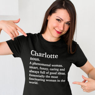 T-shirt Nom personnalisé Définition personnalisée