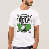 T-shirt NOM personnalisé Golfing Pro Golf Club Player (Devant)