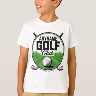 T-shirt NOM personnalisé Golfing Pro Golf Club Player