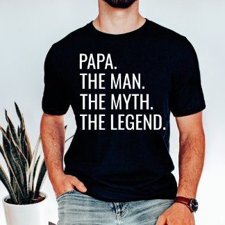 T-shirt NOM PERSONNALISÉ L'Homme. Le Mythe. La Légende.