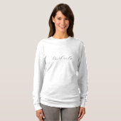 T-shirt Nom personnalisé Long (Devant entier)
