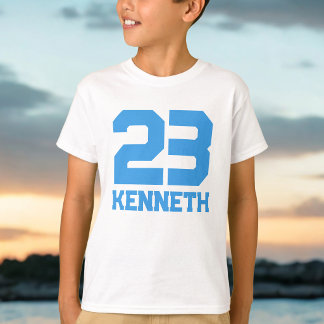 T-shirt Nom personnalisé Maillot de sport Numéro