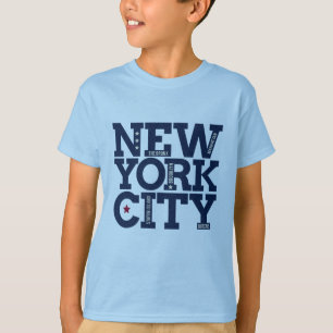 T-shirt Nom personnalisé New York City Typographie vêtemen