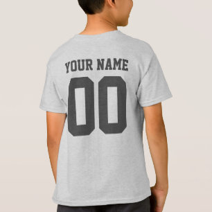 T-shirt Nom personnalisé Numéro Enfants Football Jersey Sh