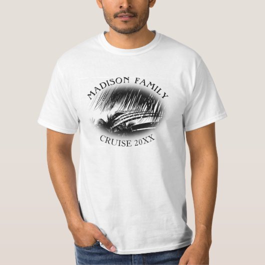 T-shirt Nom personnalisé par vacances de bateau de (Devant)