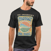 T-shirt Nom personnalisé protéger nos parcs nationaux (Devant)