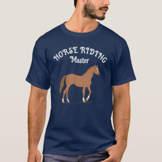 T-shirt Nom personnalisé simple de l'amoureux du cheval