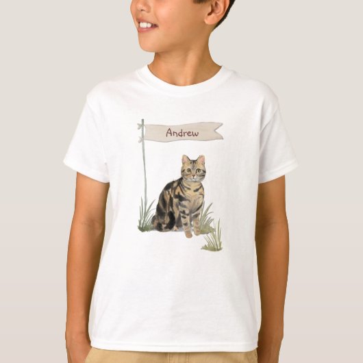T-shirt Nom personnalisé Tablet PC (Devant)