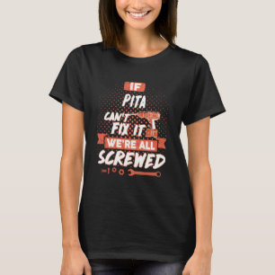 T-shirt Nom PITA, nom de famille PITA crête