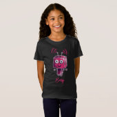 T-Shirt Nom rose mignon de la brosse (Devant entier)
