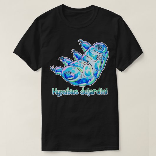 T-shirt Nom scientifique de l'ours d'eau Tardigrade (Design devant)