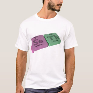 T-shirt Nom-Seth-Se-Th-Sélénium-Thorium