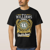 T-shirt Nom Williams (Devant)