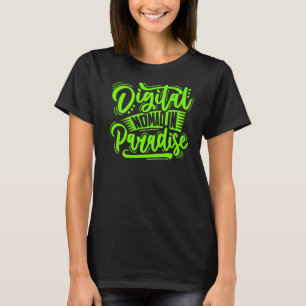 T-shirt Nomade Numérique Au Paradis Des Travailleurs Indép