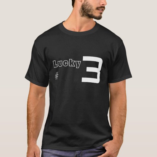 T-shirt Nombre chanceux de P3G (Devant)
