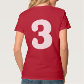 T-shirt Nombre chic 3 (Dos)