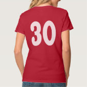 T-shirt Nombre chic 30 (Dos)