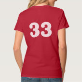 T-shirt Nombre chic 33 (Dos)